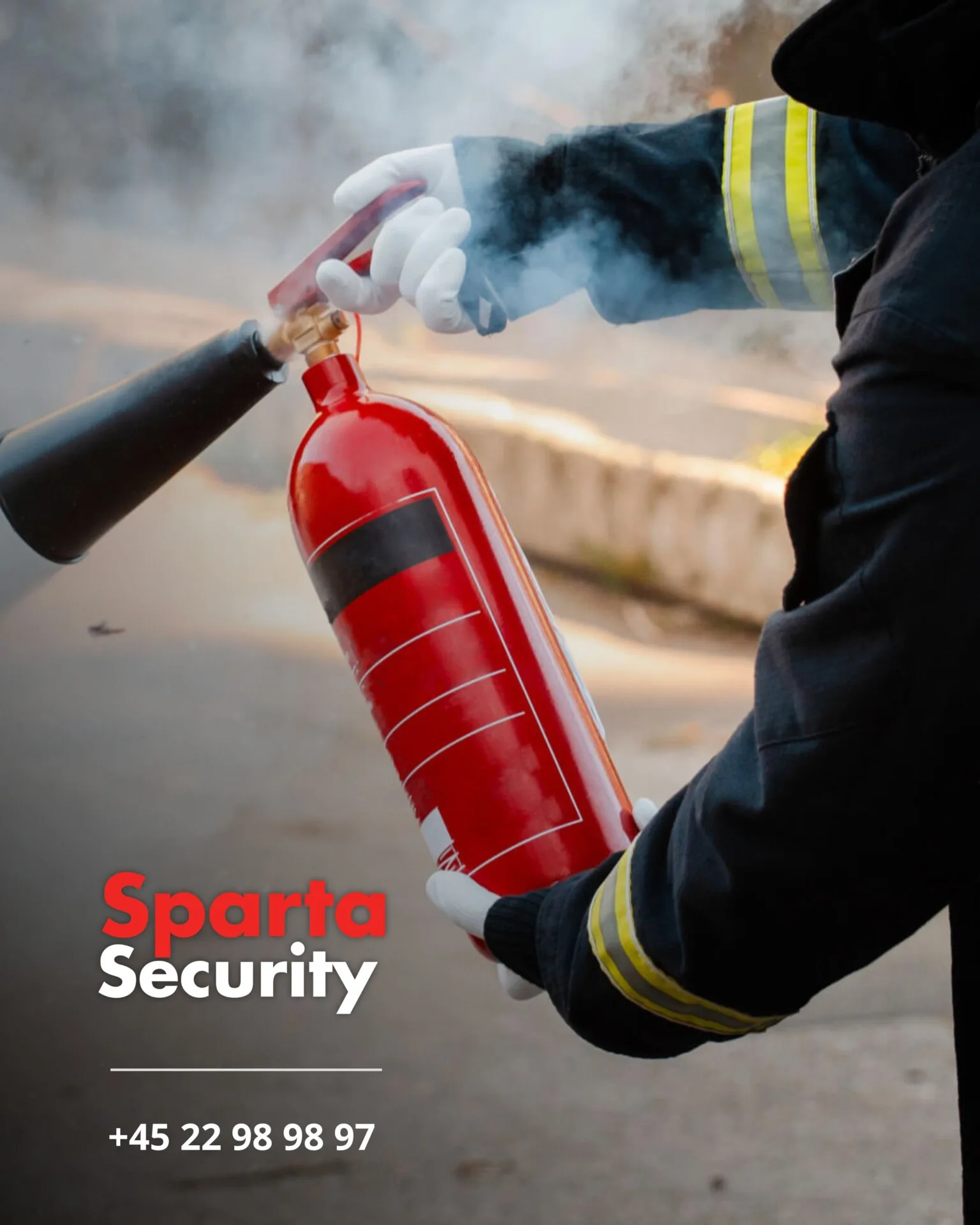 Professionel brandvagt - Security Security brandvagt til brandrelaterede opgaver - Hillerød, Helsingør, Frederikssund, Allerød og Birkerød