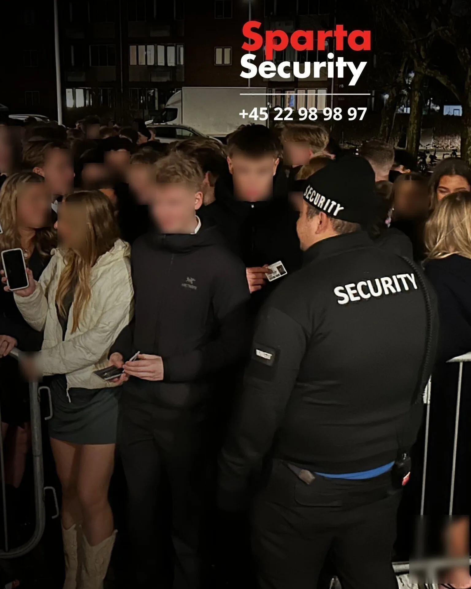 Security Security brandvagt til brandrelaterede opgaver, København, Frederiksberg, Amager, Lyngby og omegn Dørmand Odense