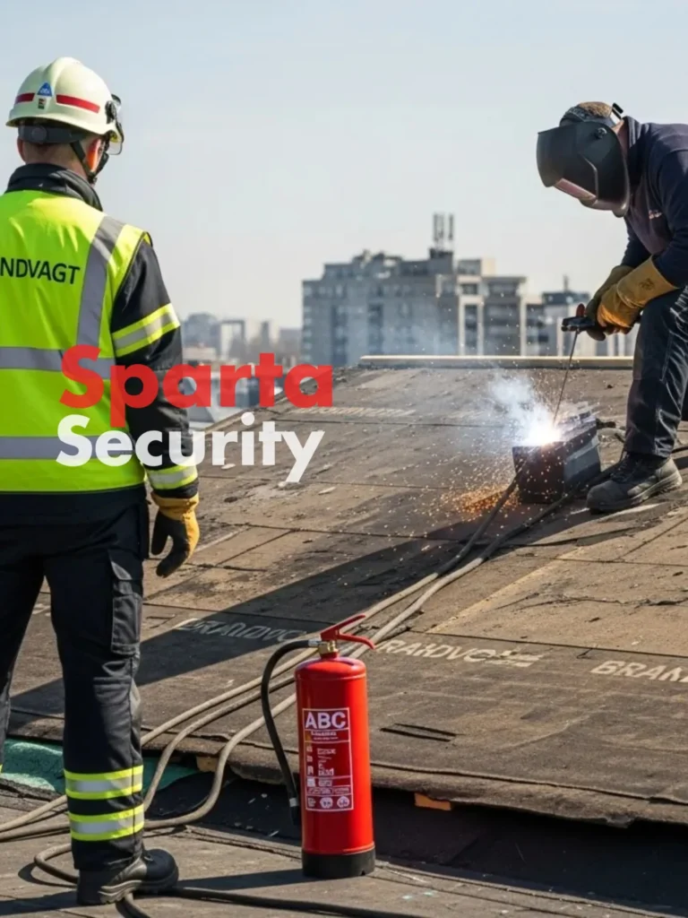 Brandvagt ved varmt arbejde Hinnerup