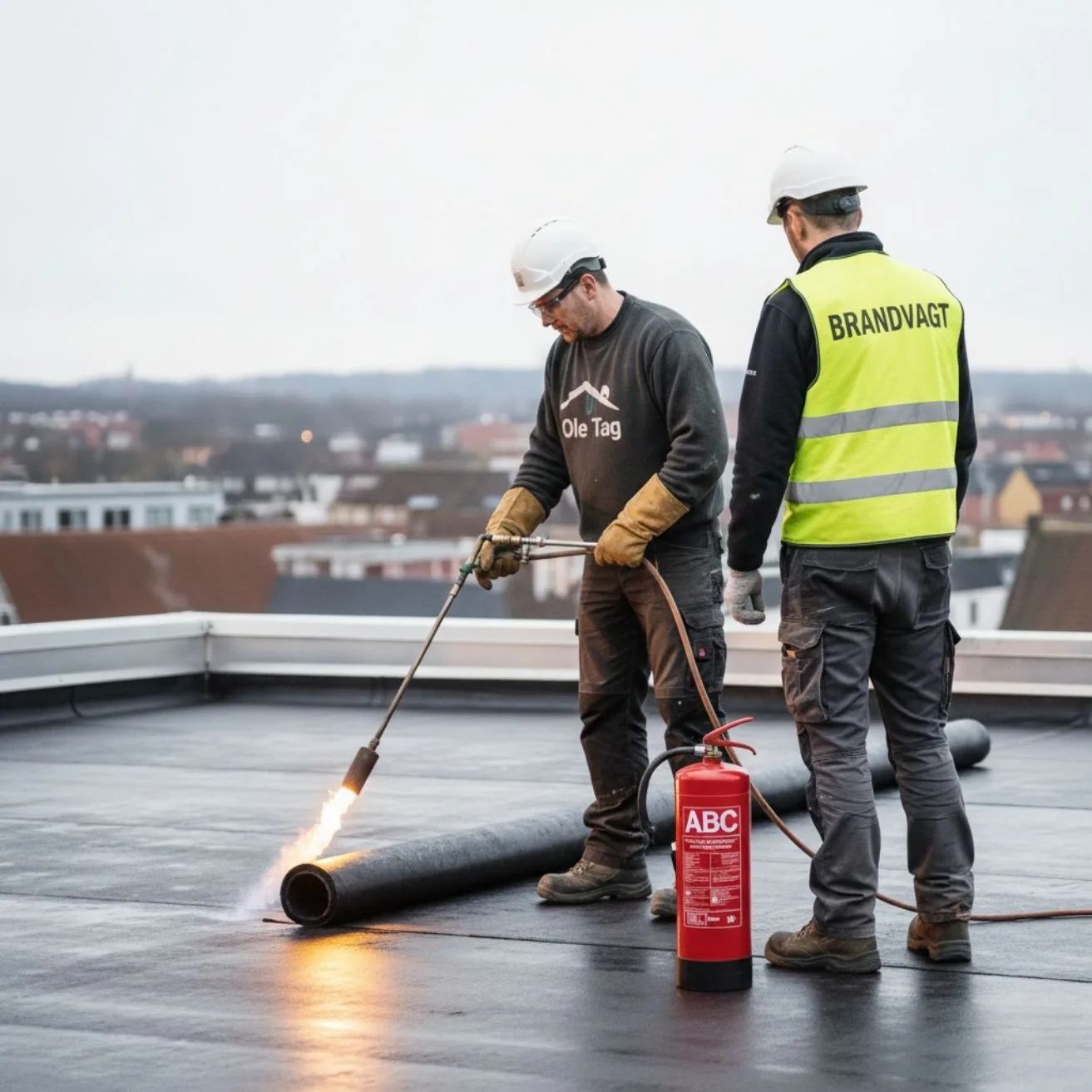 Brandvagt Varmt Arbejde