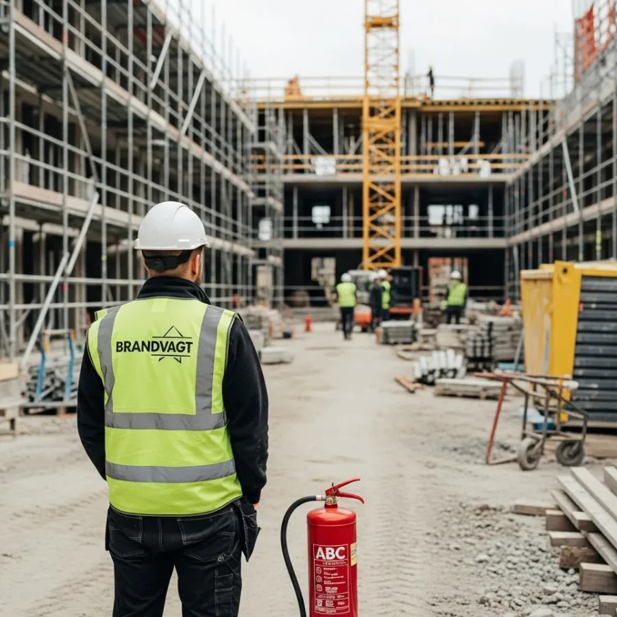 brandvagt byggeplads fyn jylland sjælland